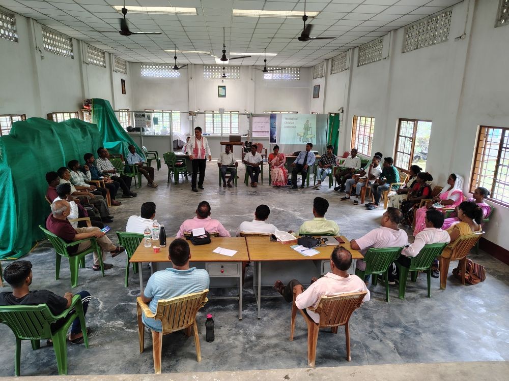 Officials along with the participants during the NEALEAST 43rd training session held at Assam Valley Baptist Association (AVBA) HQ at Nakachari in Jorhat, Assam on June 10.
